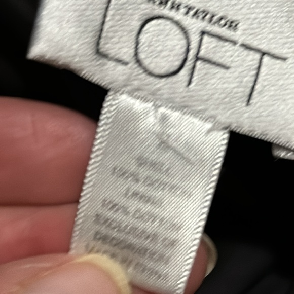 Ann Taylor Loft Swing Style Skirt-S-Cotton-Side Zip-Lined-Beaded/Tassel Detail - Picture 9 of 15